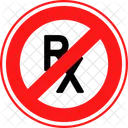Rx Prescription Medical Report Icon
