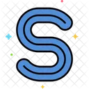 S S Letter Alphabet Icon