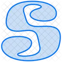 S Alphabet Text Icon