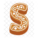 S Letter Cookies Cookies Biscuit Icon
