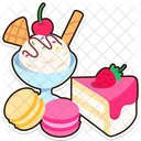 Desserts Macaron Cake Icon