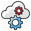 Saas Cloud Computing Cloud Configuration Icon