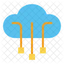 Saas Cloud Network Icon