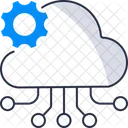 Saas Cloud Software Icon