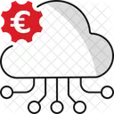 Saas Cloud Software Icon