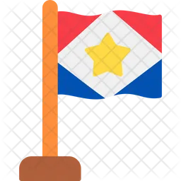 Saba Island Flag Icon