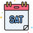 Sabado Mes Calendario Ícone
