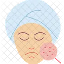 Lavagem facial para pele seca  Ícone
