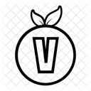 Vegano E Vegetariano Legumes Comida Ícone