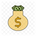 Sac à dollars  Icon