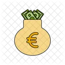 Sac à euros  Icon