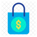 Sac A Provisions Signe Dollar Sac A Main Icon