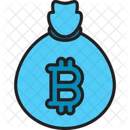 Sac de bitcoins  Icône