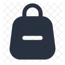 Sac moins  Icône