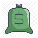 Sack Dollar Money Icon