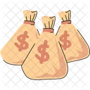 Money Bags Cash Icon