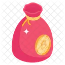 Bolsa De Dinero Bolsa De Bitcoin Saco De Bitcoin Icon