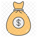 Saco De Dinero Bolsa De Dinero Riqueza Icon