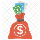 Dinero Bolsa Riqueza Icon