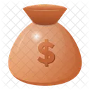 Saco de dólar  Ícone