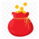 Ilustracoes Ano Novo Chines Bolsa Vermelha Ícone