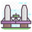 Sacramento Towers Bridge Sacramento Brucke Tower Bridge Tor Icon