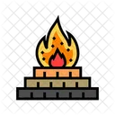 Sacred Fire Agni Icon