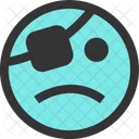 Sad Pirate Emoji Icon