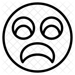Sad Icon - Download in Line Style