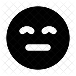 Meh Closed Eye Emoji Icon