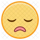 Tired Relief Face Icon