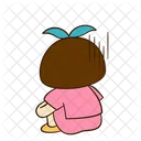 Depressed Sad Miserable Down Miumiu Emoticon Expression Icon