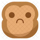 Sad Misery Monkey Icon