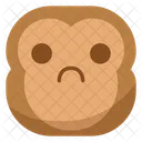 Sad Misery Monkey Icon