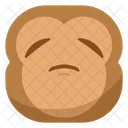 Sad Sleepy Monkey Icon