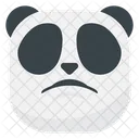 Sad Disappointed Panda Icon