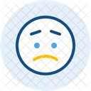 Sad Emoji Expression Icon