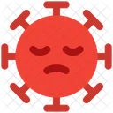 Sad Coronavirus Emoji Coronavirus Icon