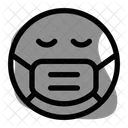 Sad Emoji With Face Mask Emoji Icon