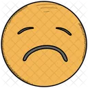 Sad Face Emoji Icon