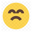 Sad Unhappy Emoticon Icon