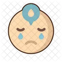 Sad Emoji Amazed Icon