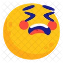 Sad Pain Emoticons Icon