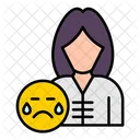 Emoji Unhappy Man Icon
