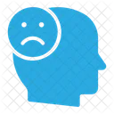 Sad Psychology Human Mind Icon