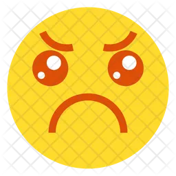 Sad And Angry Emoji Icon