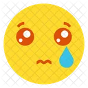 Sad And Tear Icon