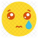 Sad And Tear  Icon