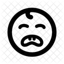 Sad Baby Emotion Smiley Icon