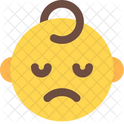 Sad Baby Emoji Icon